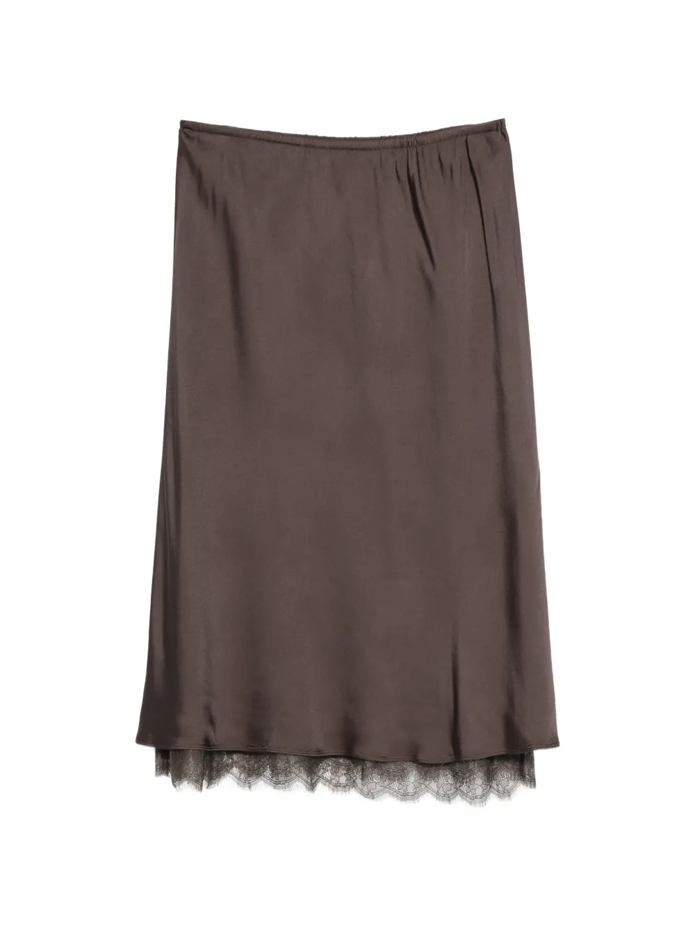 Vince lace-trim midi skirt Bruin