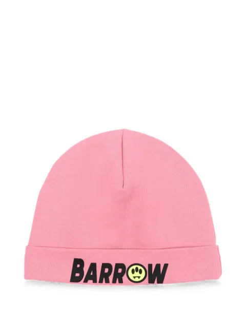 Barrow kids logo-print beanie hat