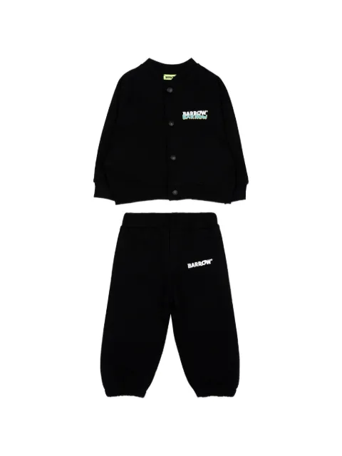 Barrow kids logo-print track pants and sweatshirt set