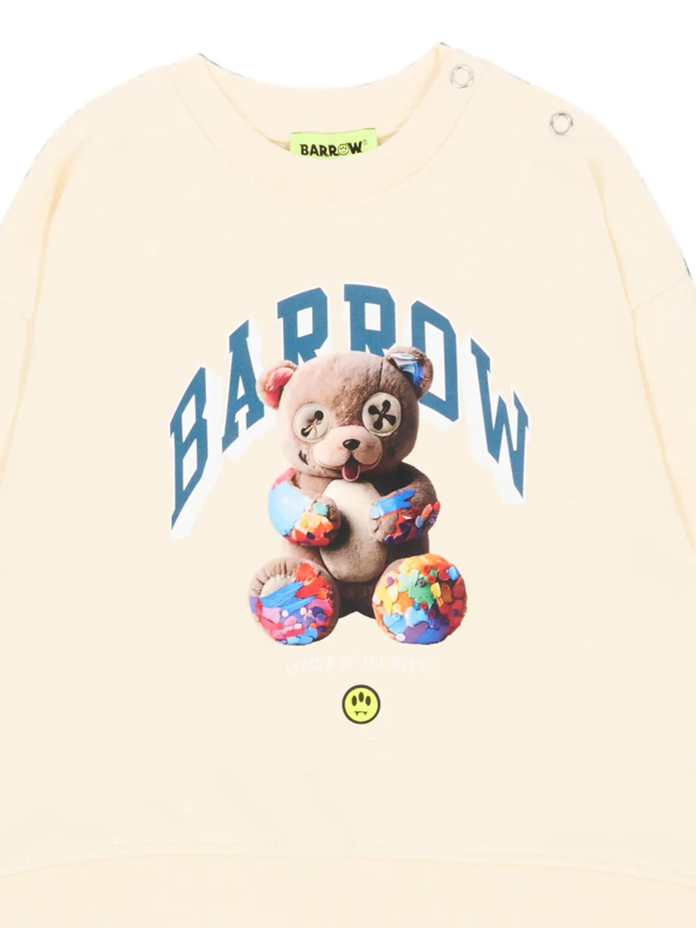 Barrow kids Trainingspak met teddybeerprint Beige