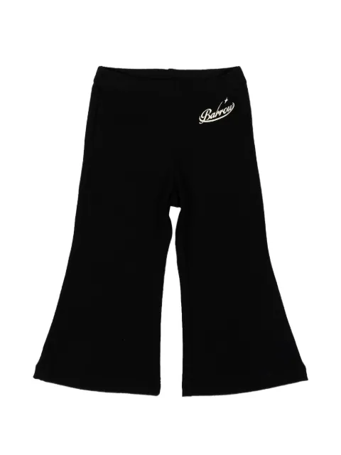 Barrow kids logo-print flared leggings