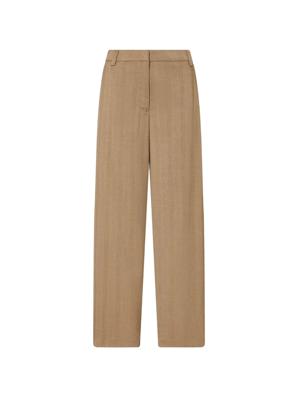 LIU JO Balloon pants in herringbone fabric - Nude