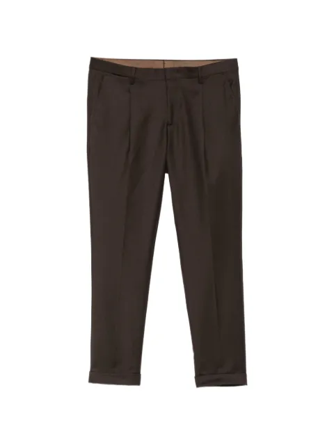 Briglia 1949 Tiberio pleated turn-up trousers