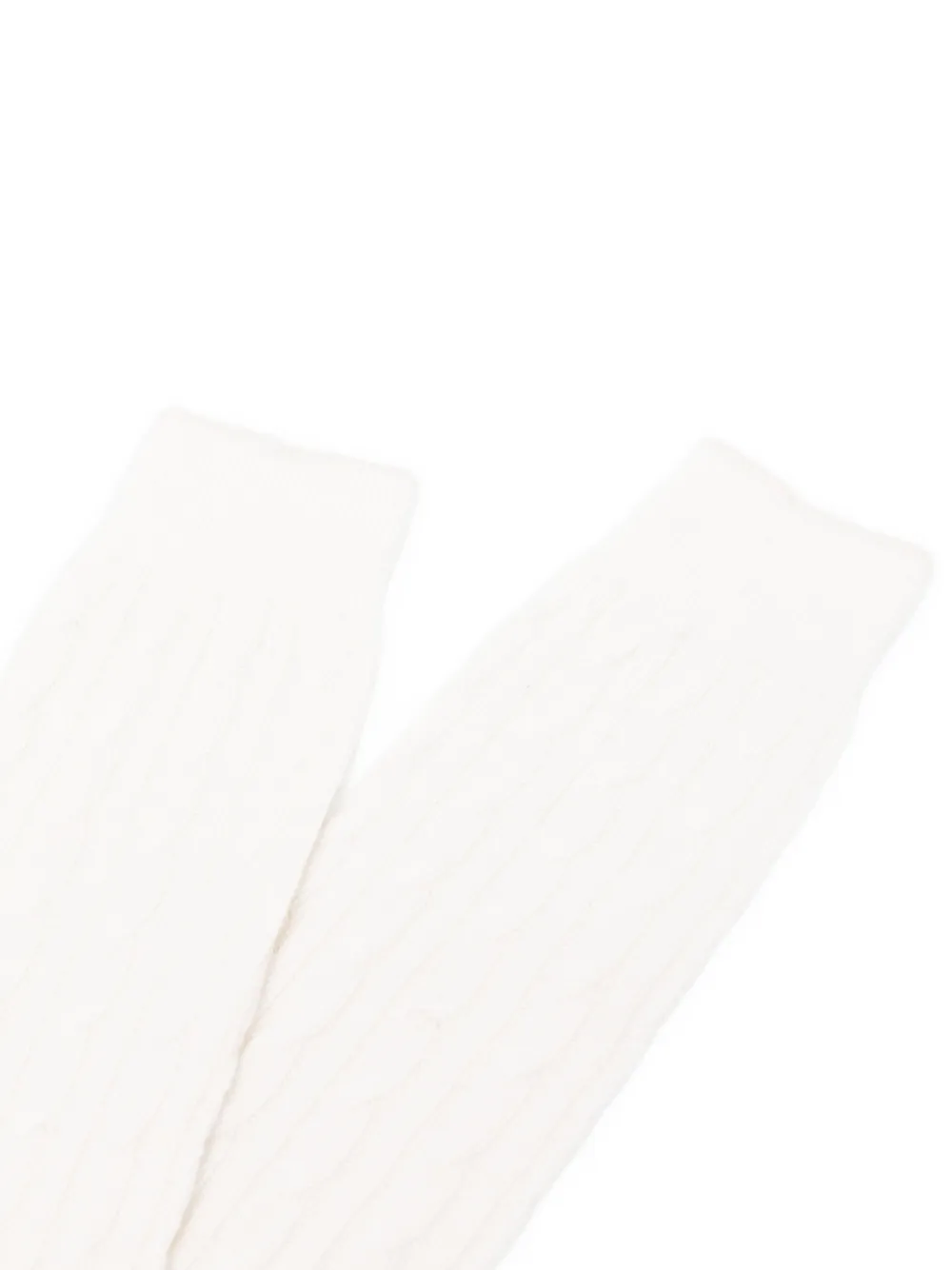 Eleventy cable-knit socks Beige