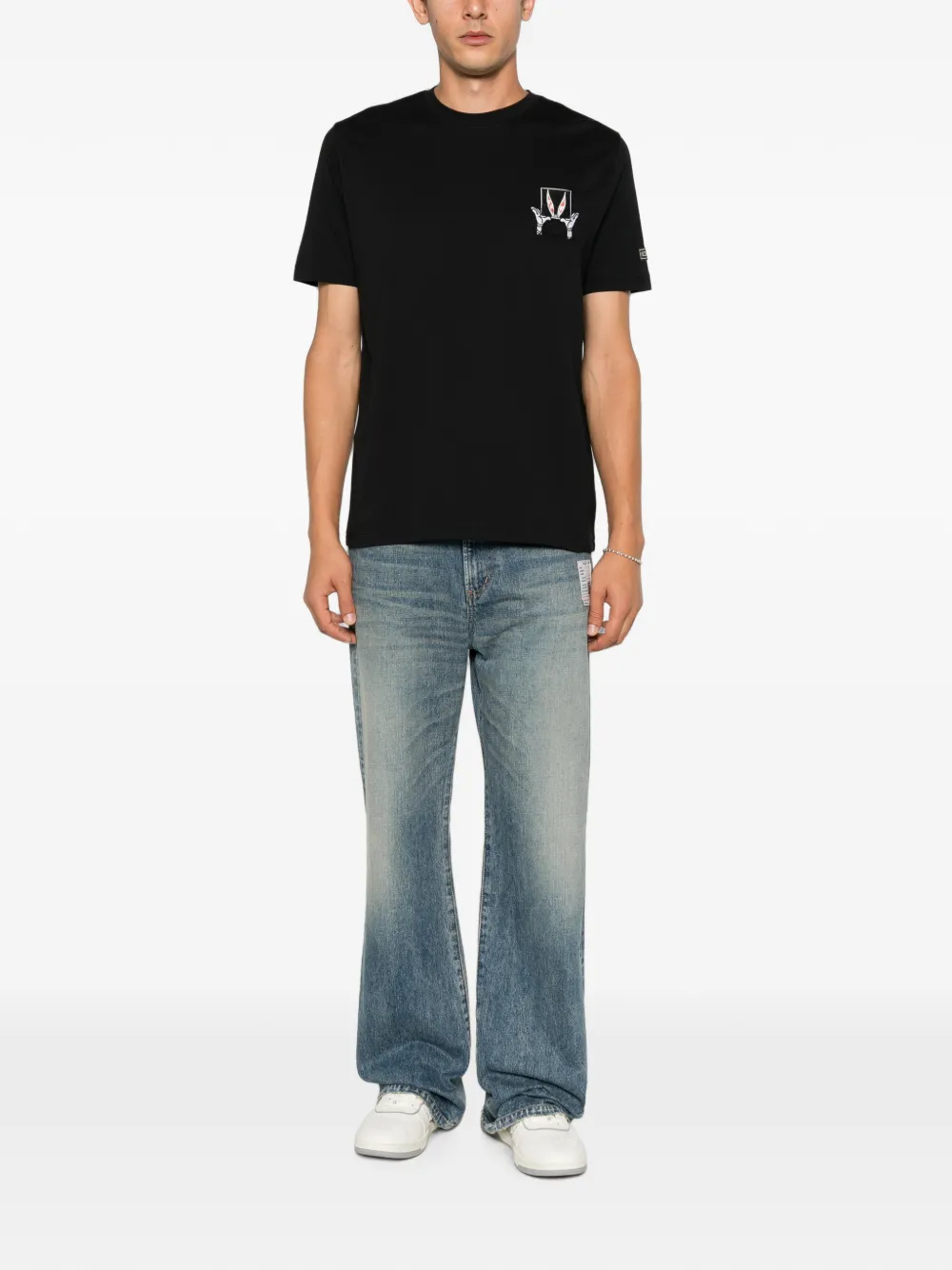 Iceberg Looney Tunes embroidered T-shirt Zwart