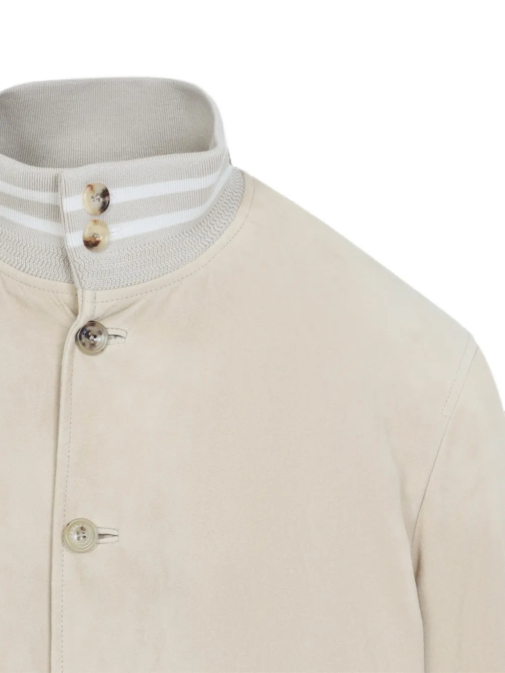 Ralph Lauren Purple Label Suède bomberjack Beige