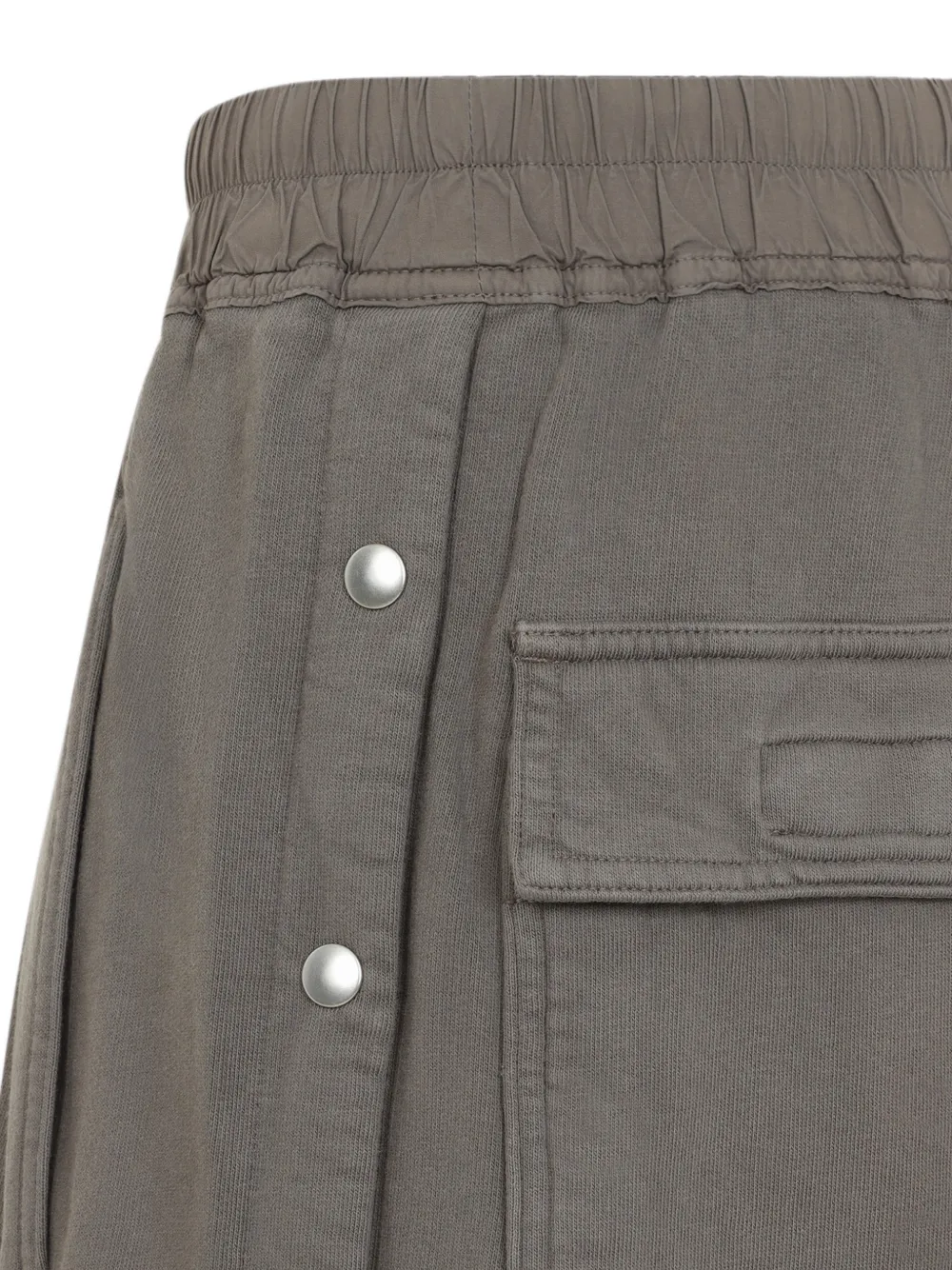 Rick Owens DRKSHDW Broek met drukknopen en trekkoord Grijs