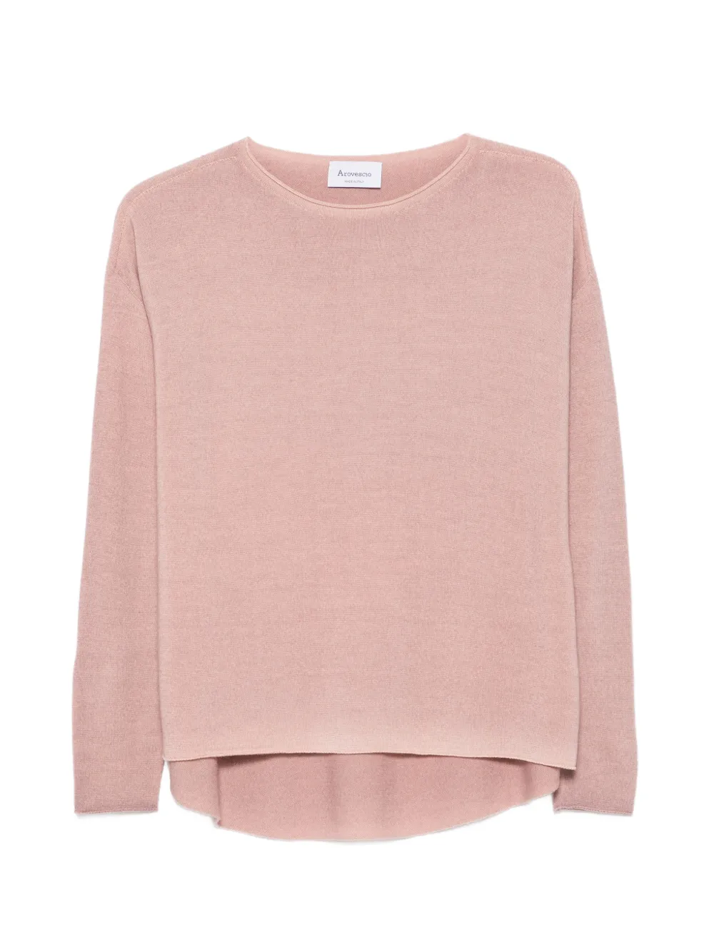 AROVESCIO Pullover mit tiefen Schultern - Rosa