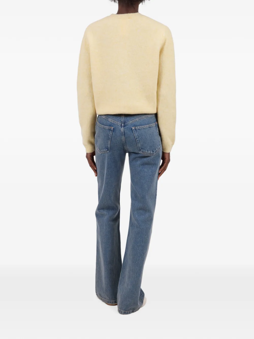 A.P.C. Vest met ronde hals Geel