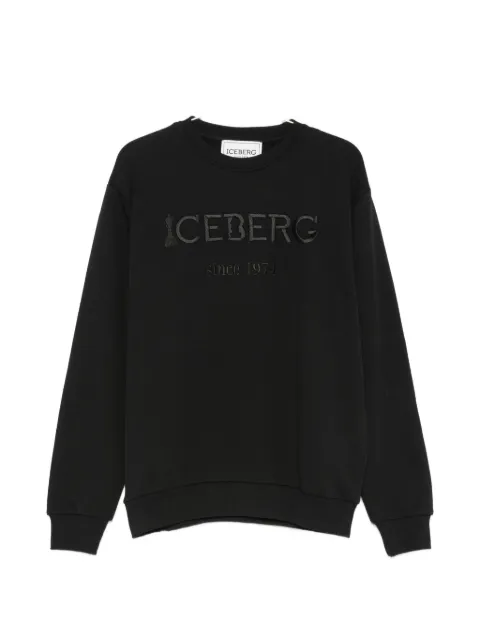 Iceberg logo-embroidered sweatshirt