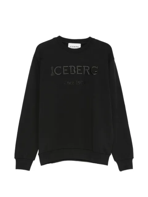 Iceberg logo-embroidered sweatshirt