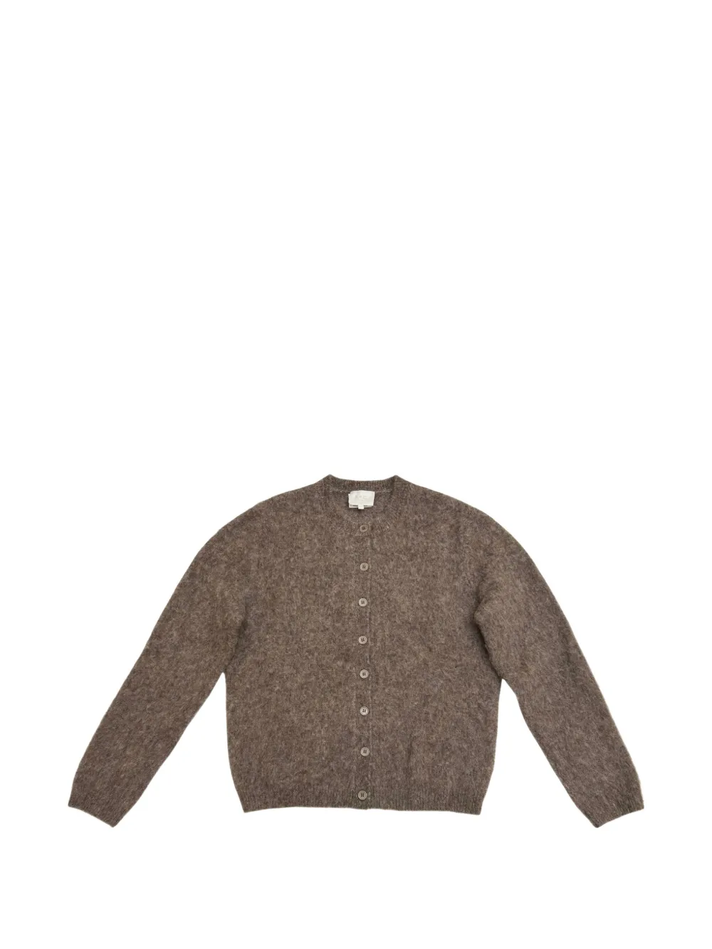 A.p.c. Marion Taupe Alpaca-wool Cardigan In Braun