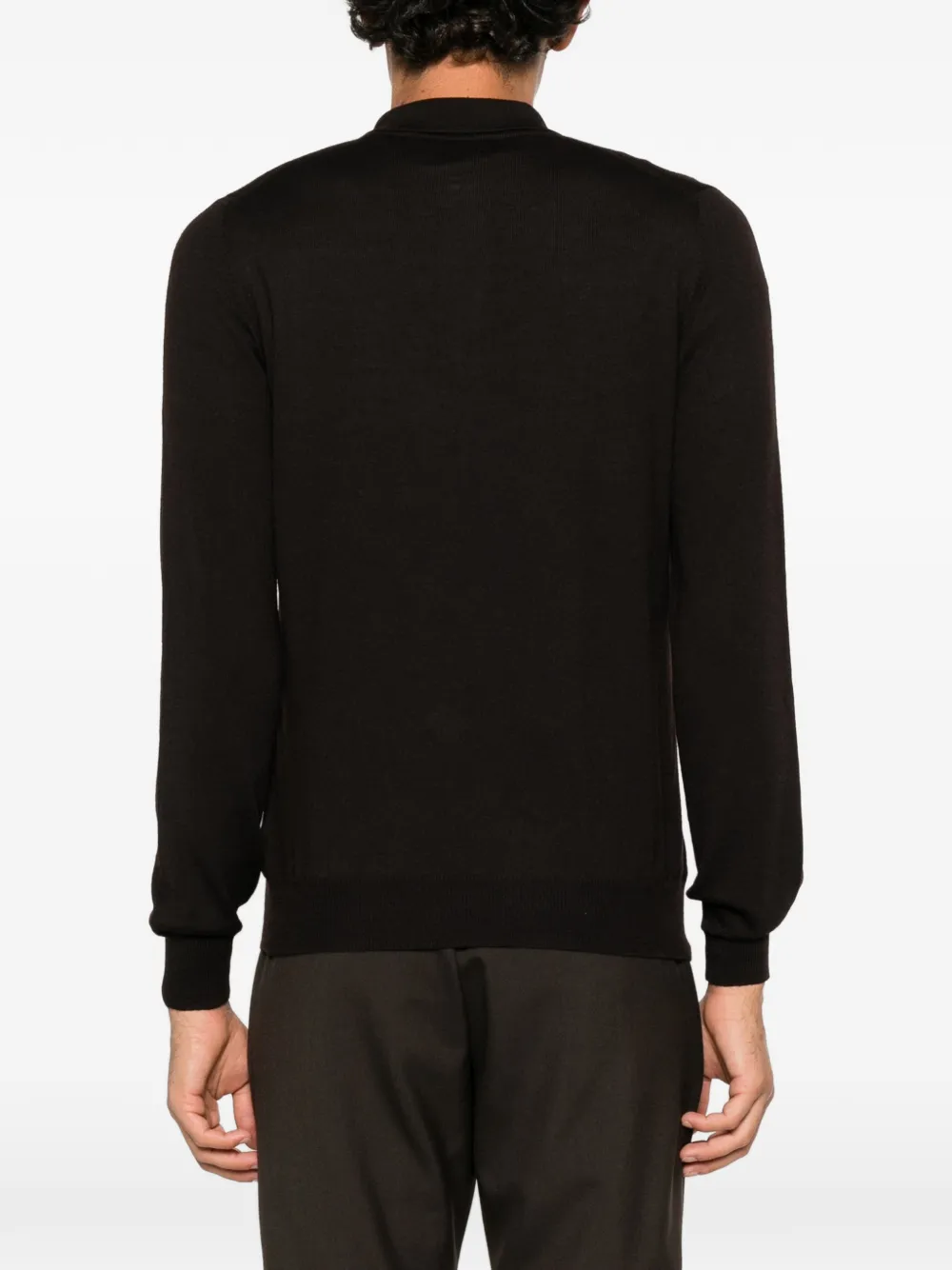 Tagliatore long-sleeve polo shirt Bruin
