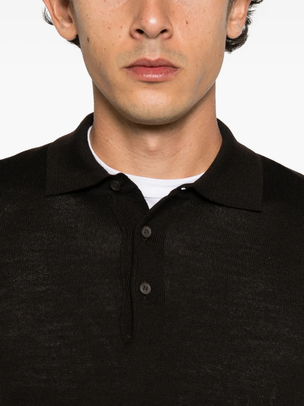 Tagliatore long-sleeve polo shirt Bruin