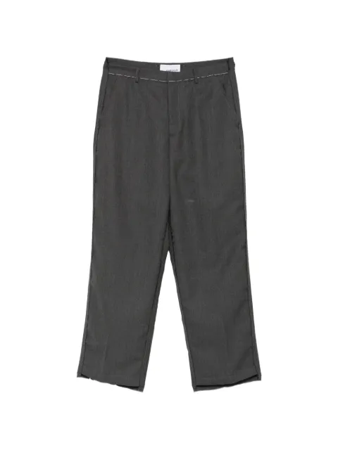 Costumein pantalones rectos con costuras en contraste