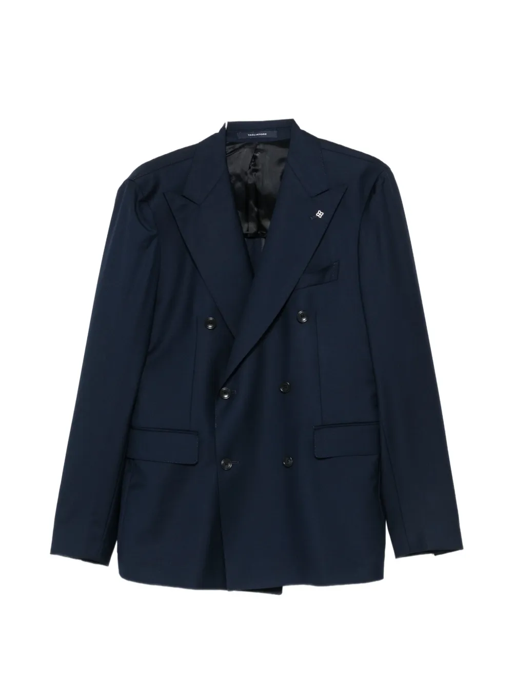 Tagliatore double-breasted peaked-lapel suit - Blu