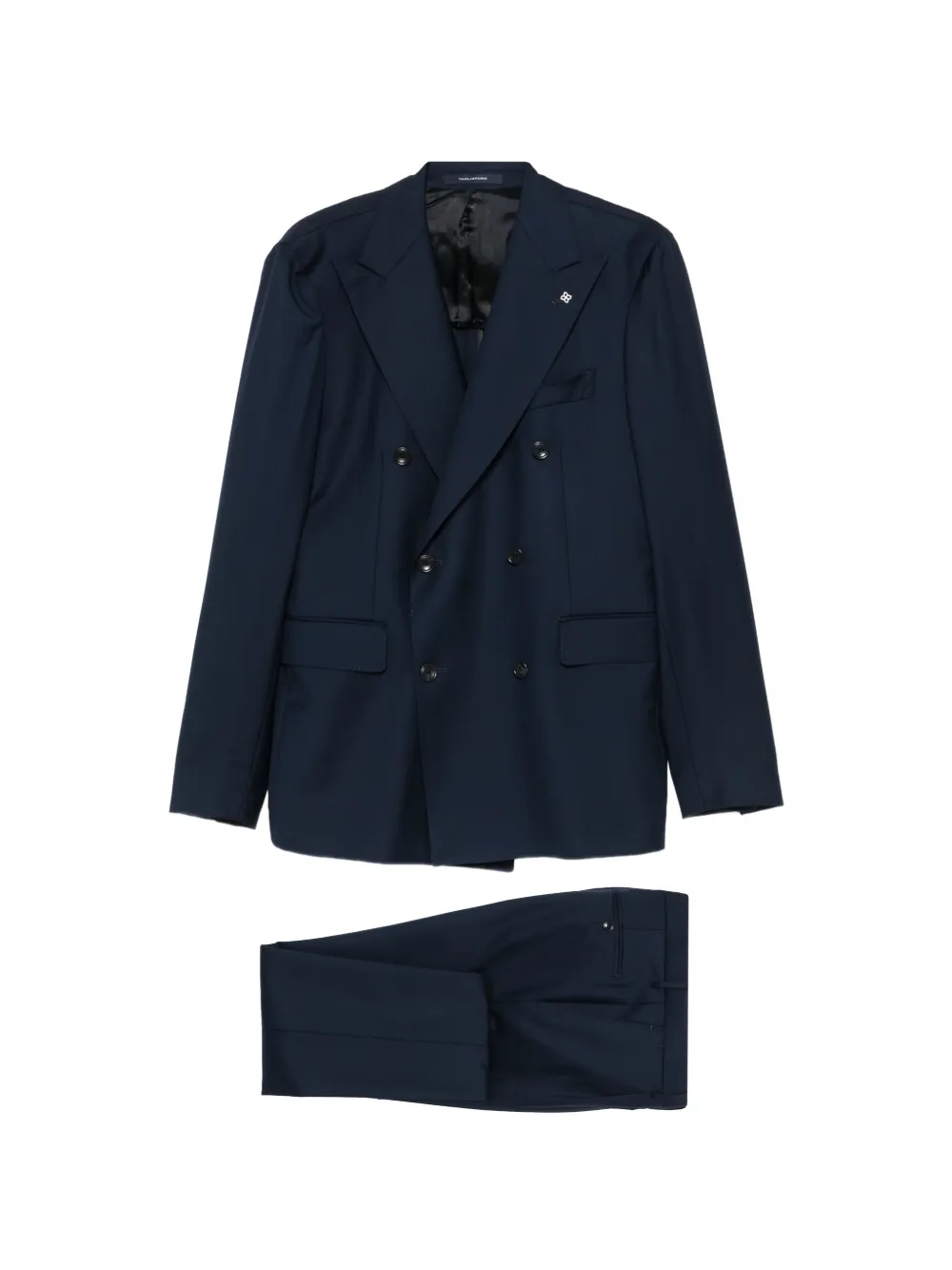 Tagliatore double-breasted peaked-lapel suit - Blu