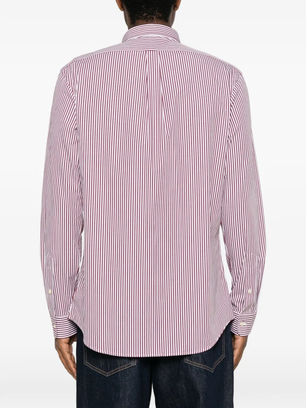 Polo Ralph Lauren striped button-down shirt Wit
