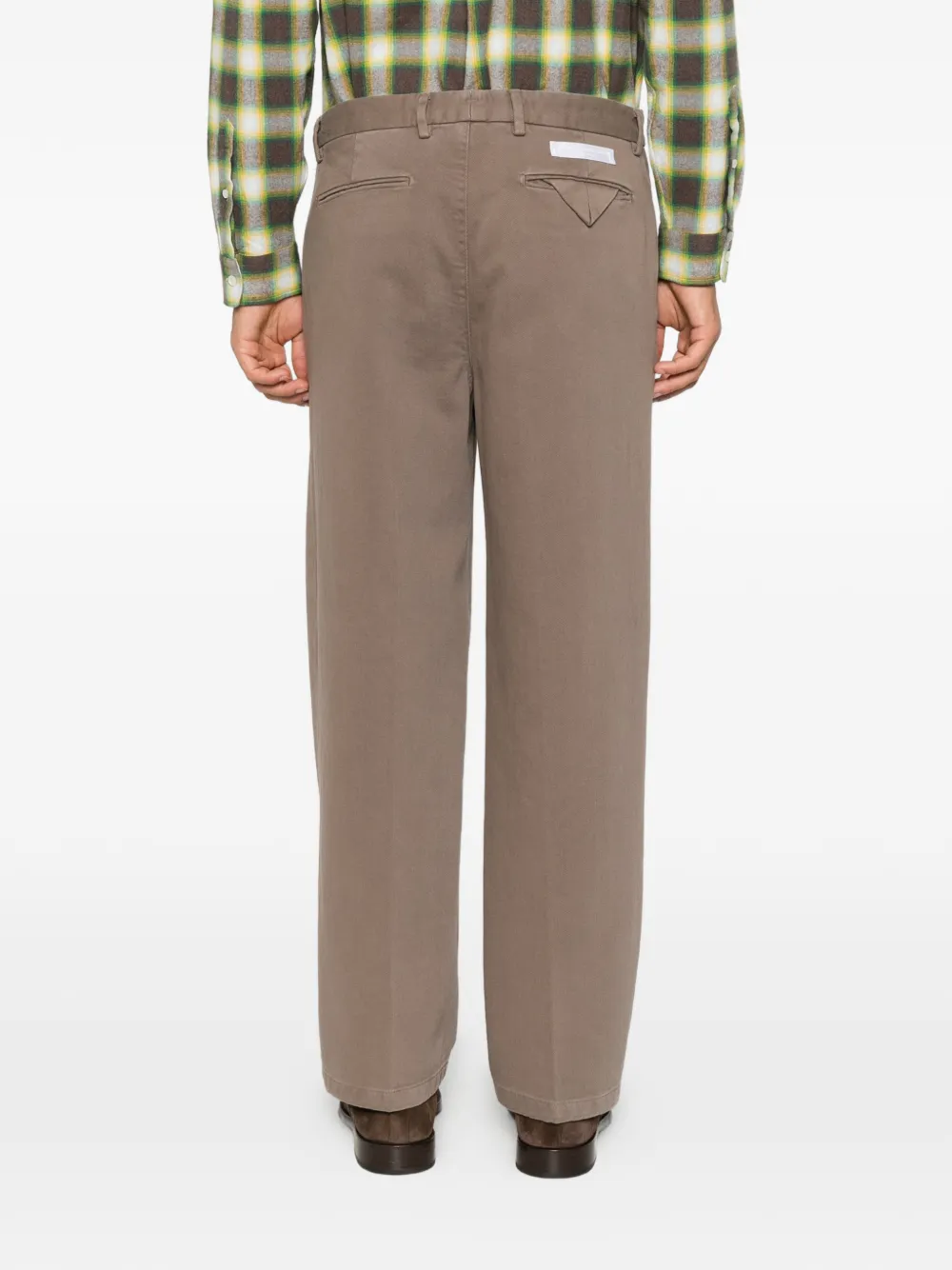 Briglia 1949 Straight plooibroek Bruin