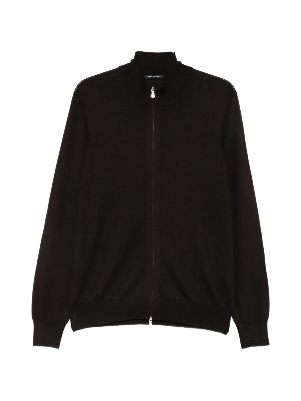 Tagliatore zip-up high-neck sweater Bruin