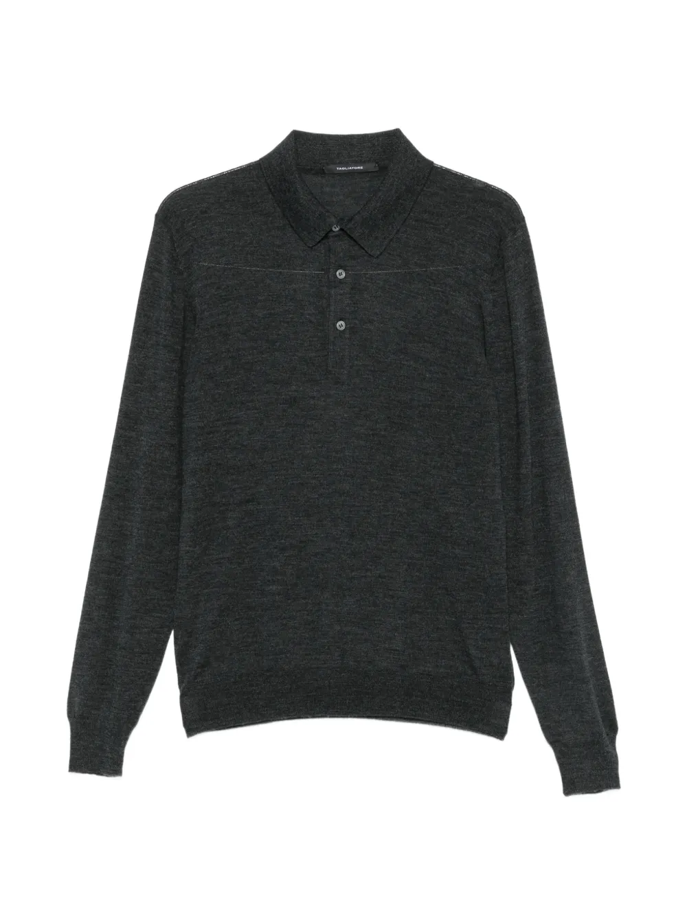 Tagliatore long-sleeve polo shirt Grijs
