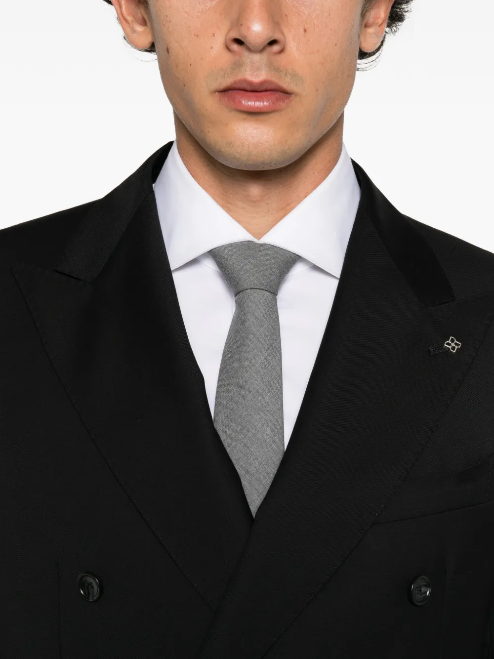 Tagliatore double-breasted suit Zwart