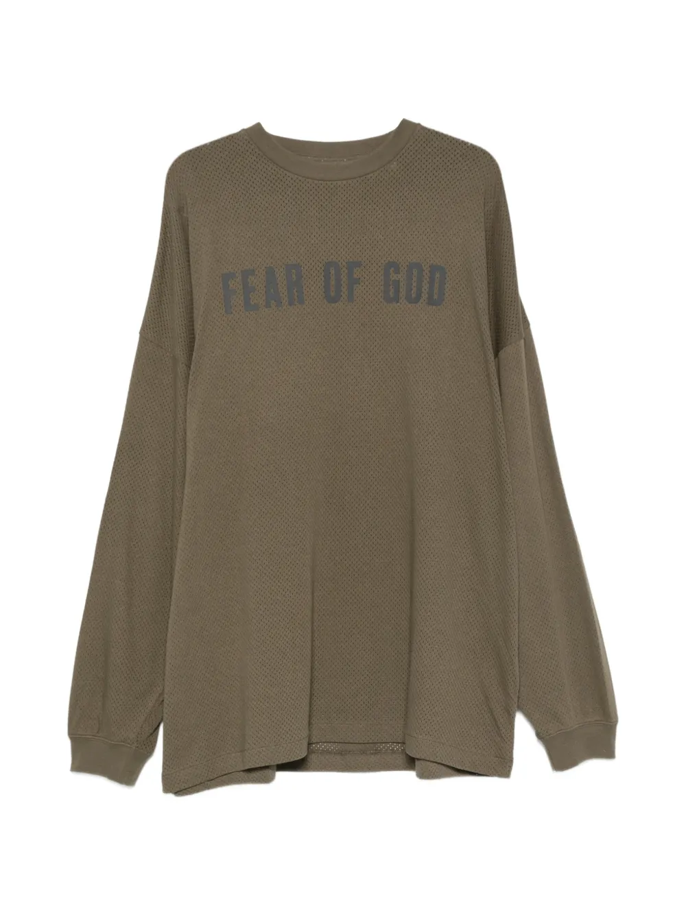 FEAR OF GOD ESSENTIALS Sport Mesh Merch long-sleeve T-shirt - Grün
