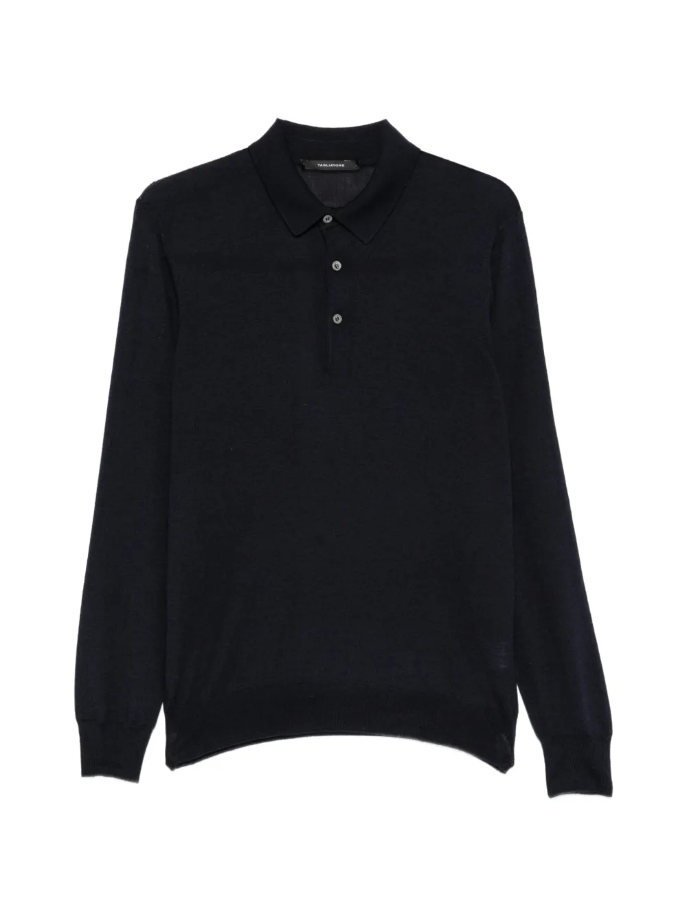 Tagliatore long-sleeve polo shirt Blauw