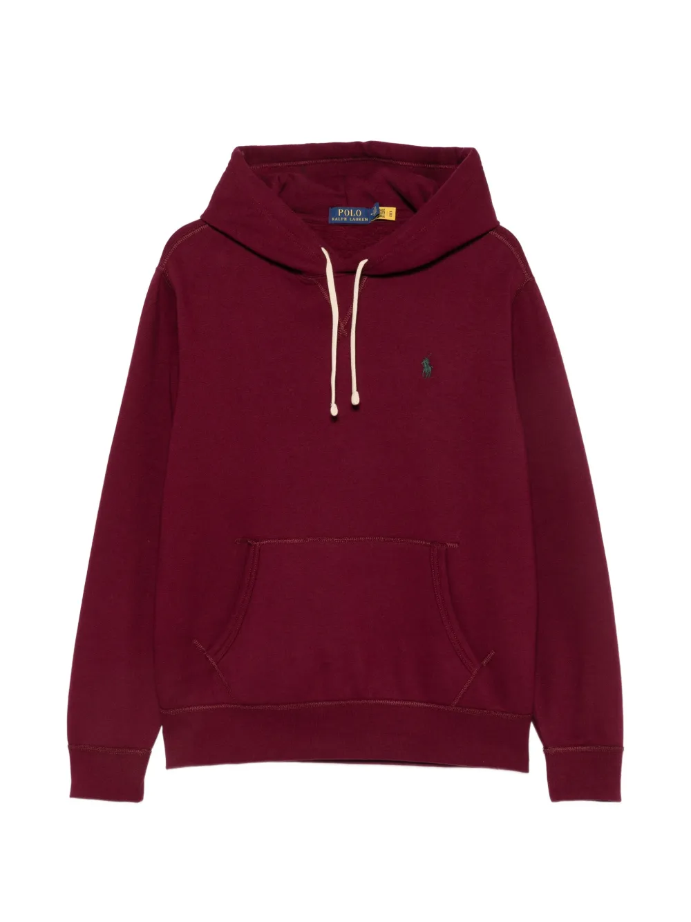 Polo Ralph Lauren logo-embroidered drawstring hoodie Rood
