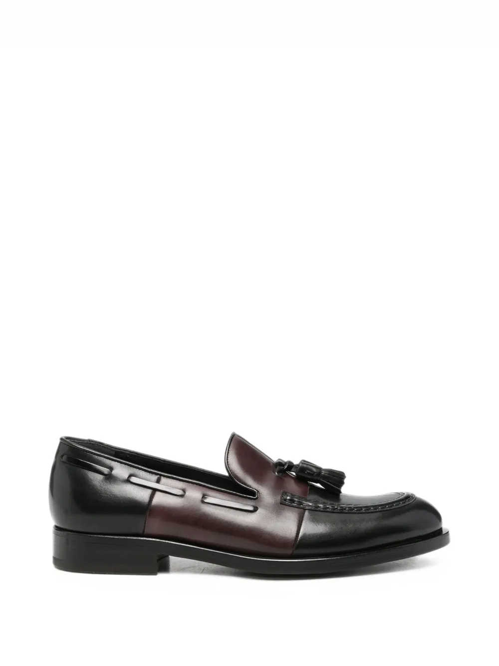 Fratelli Rossetti tassel-detail colour-block loafers - Noir Fratelli Rossetti tassel-detail colour-block loafers - Noir