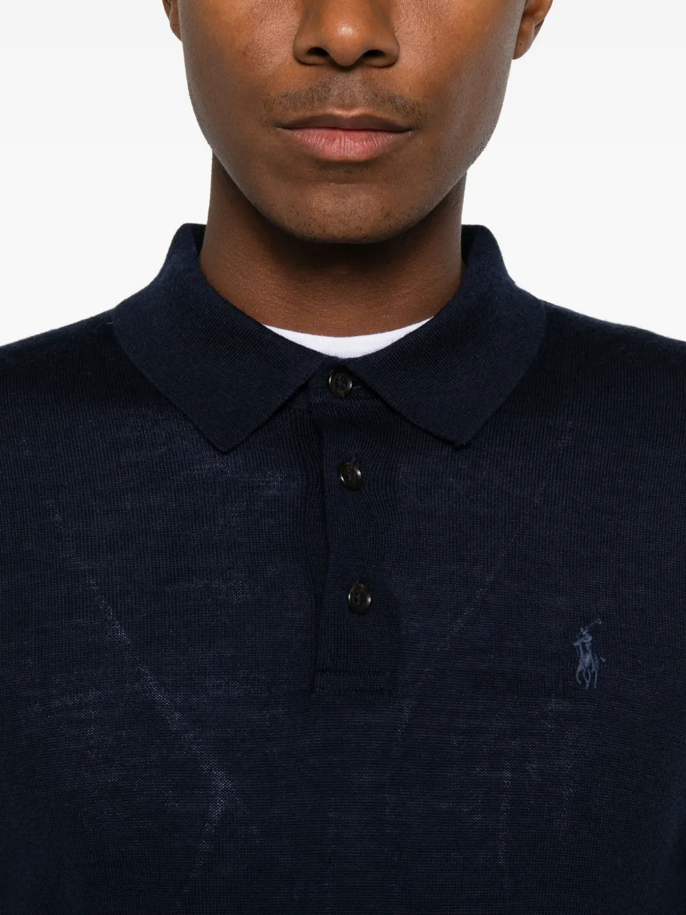 Polo Ralph Lauren Pony-detail polo sweater Blauw