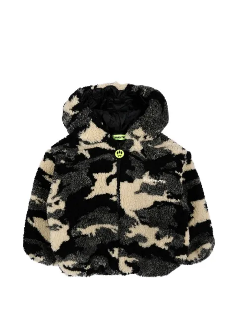 Barrow kids camouflage-print hooded jacket