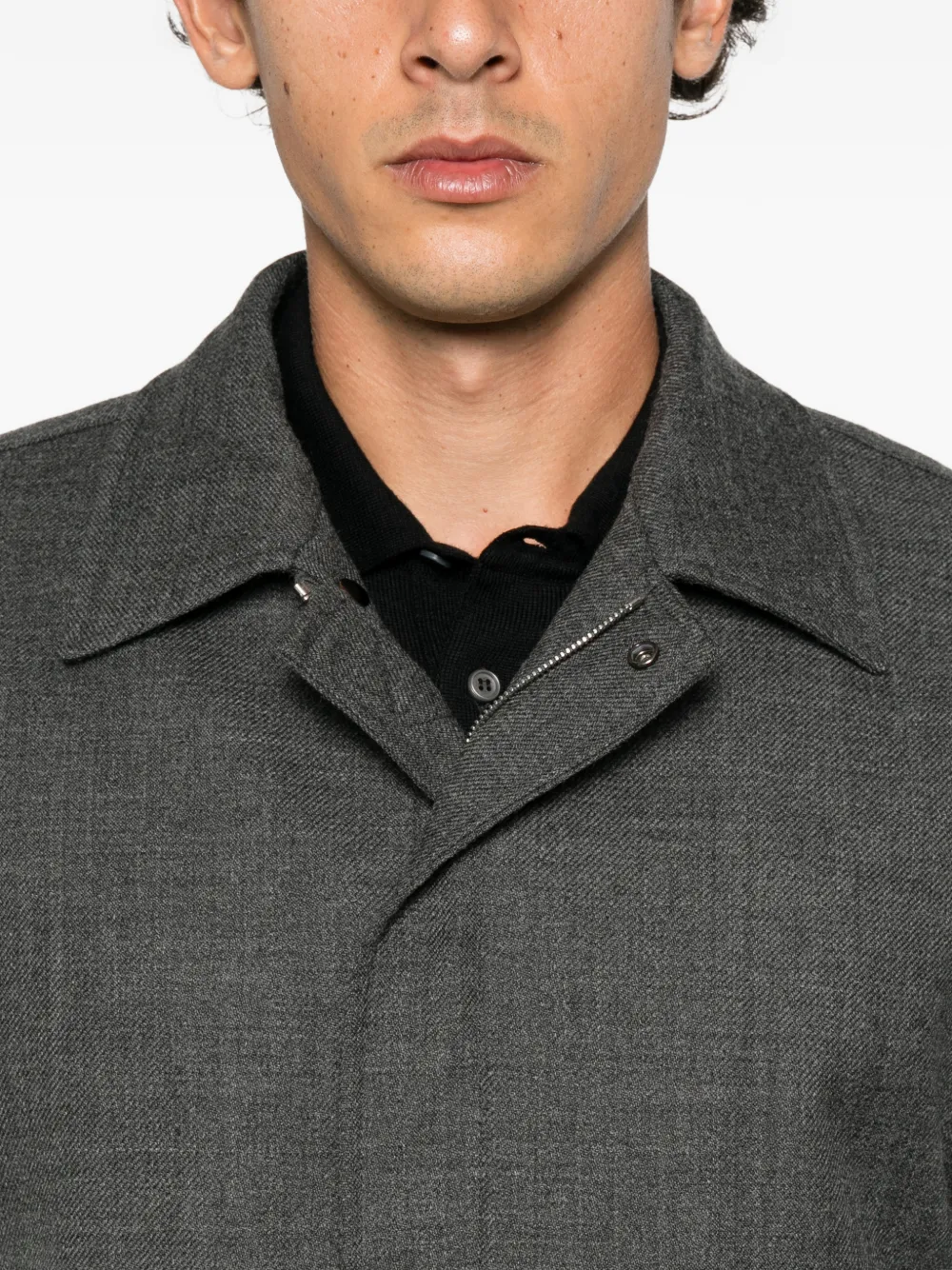 Briglia 1949 elasticated-hem jacket Grijs