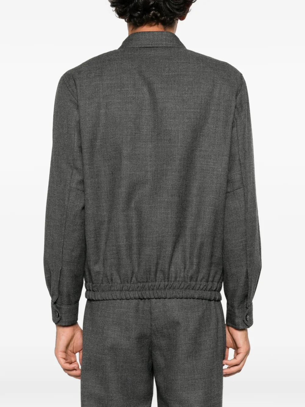 Briglia 1949 elasticated-hem jacket Grijs