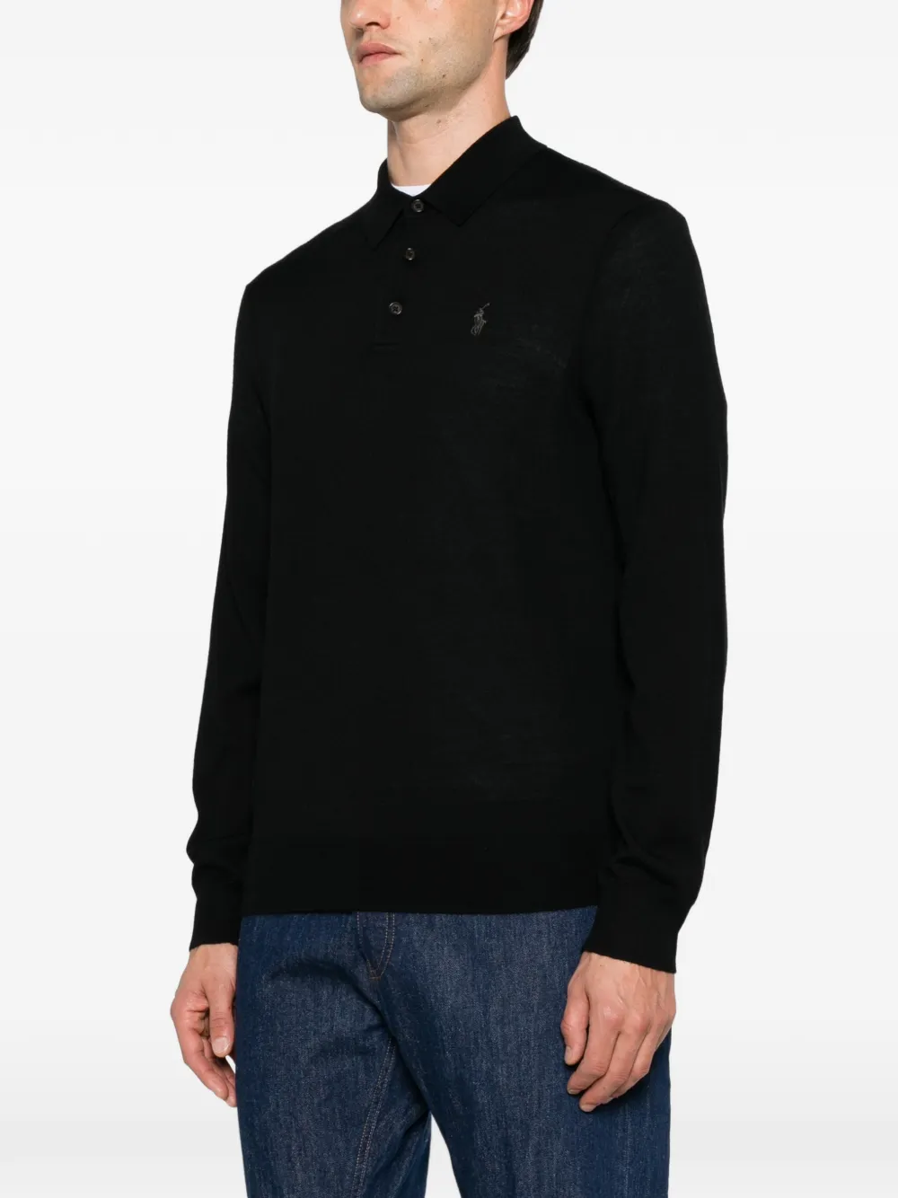 Polo Ralph Lauren Polo Pony embroidered polo shirt Zwart