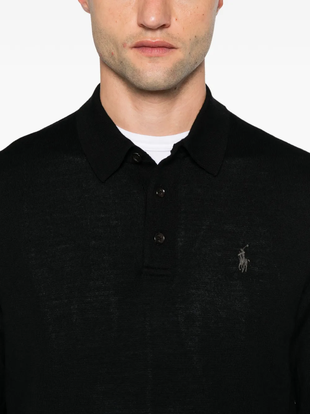 Polo Ralph Lauren Polo Pony embroidered polo shirt Zwart