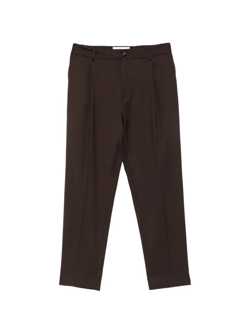 BE ABLE pleated elasticated-waist trousers | Brown | Image 1
