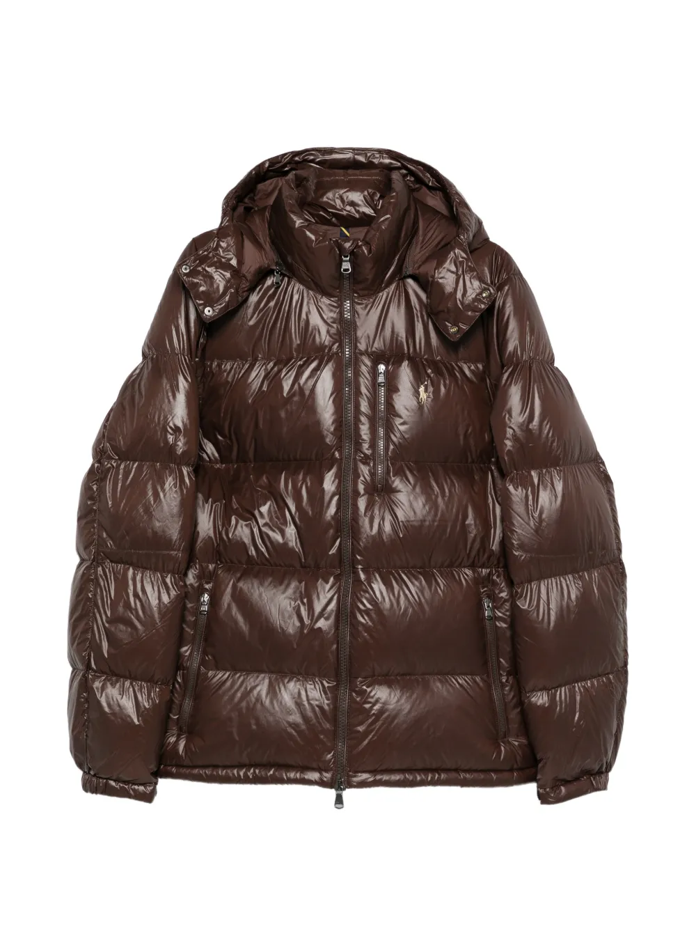 Polo Ralph Lauren quilted hooded coat - Braun