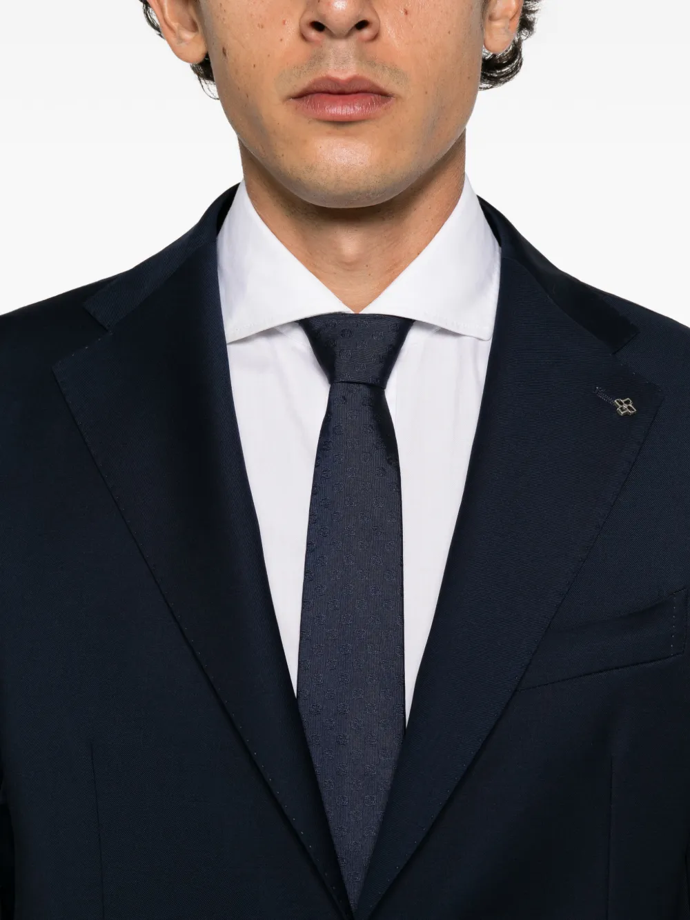 Tagliatore single-breasted suit Blauw