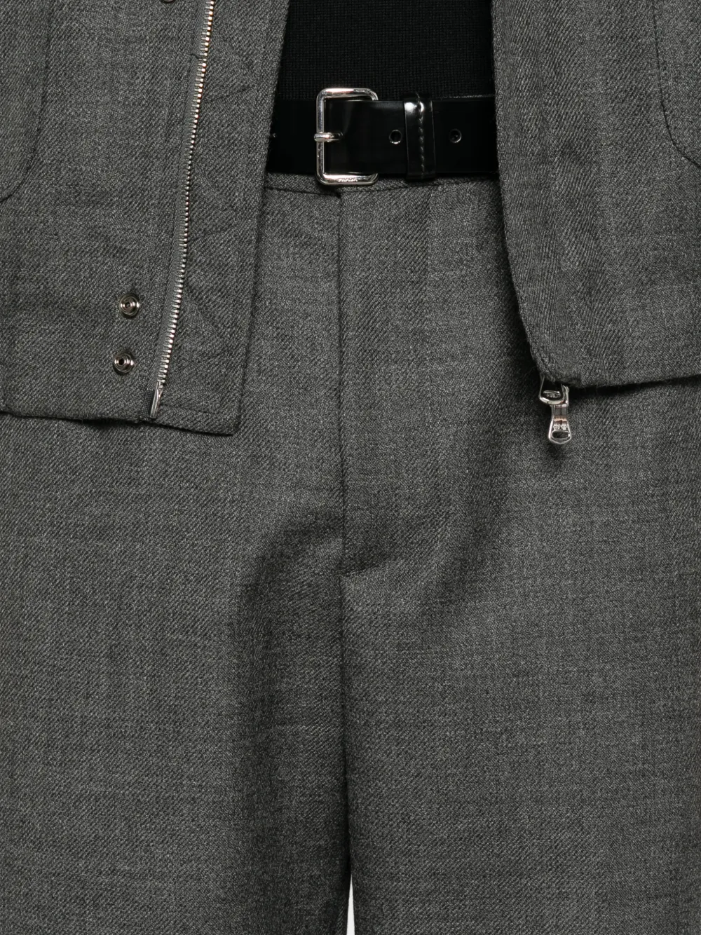 Briglia 1949 Portofino pleated tailored trousers Grijs