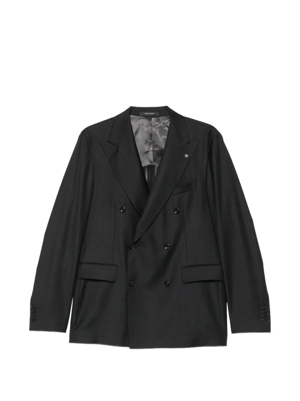 Tagliatore double-breasted three-piece suit - Nero