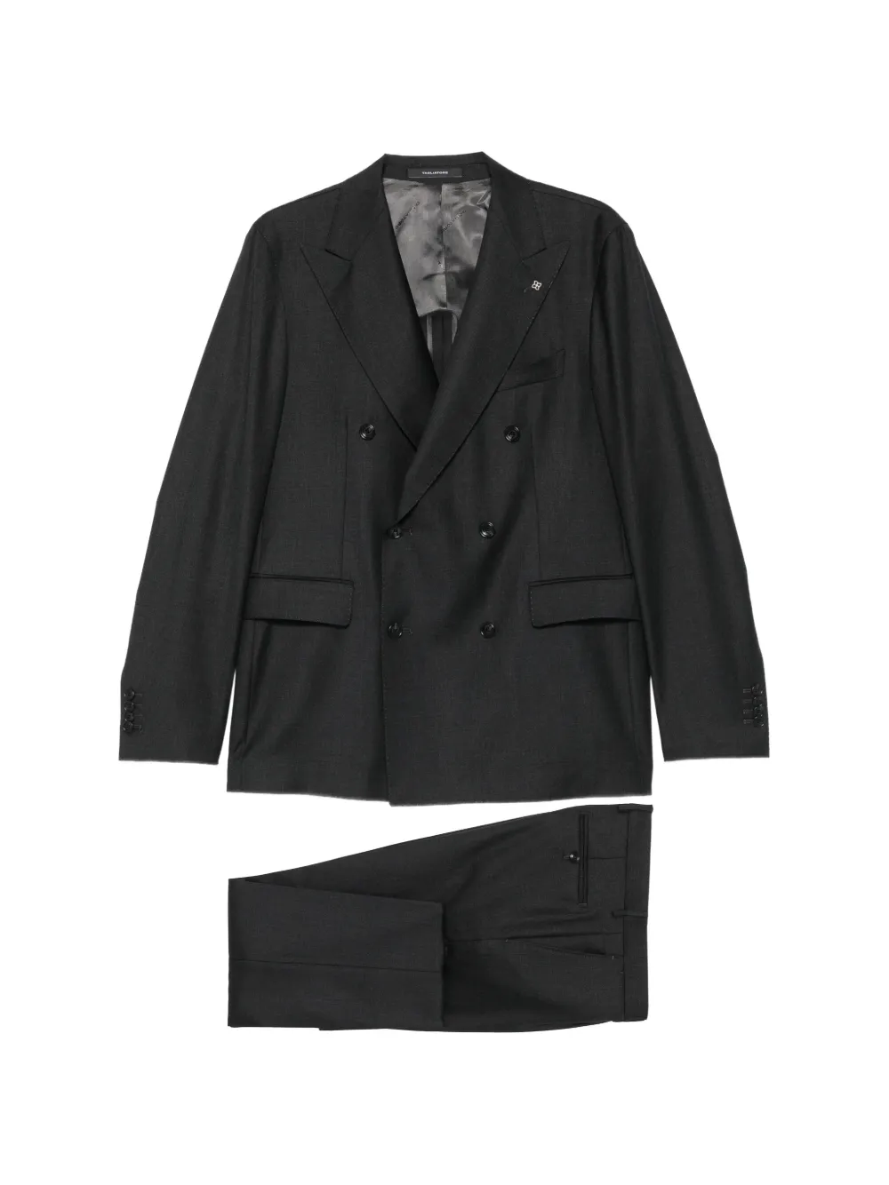 Tagliatore double-breasted three-piece suit - Nero