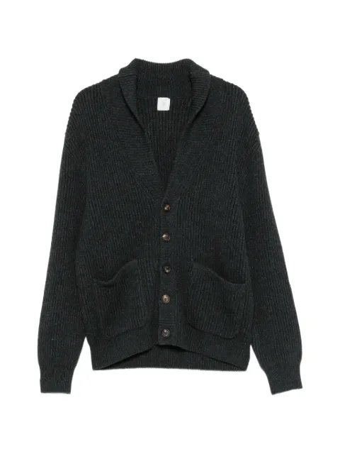 Eleventy ribbed shawl-collar cardigan