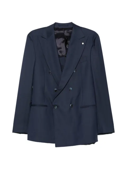 LUIGI BIANCHI MANTOVA double-breasted peaked-lapel suit