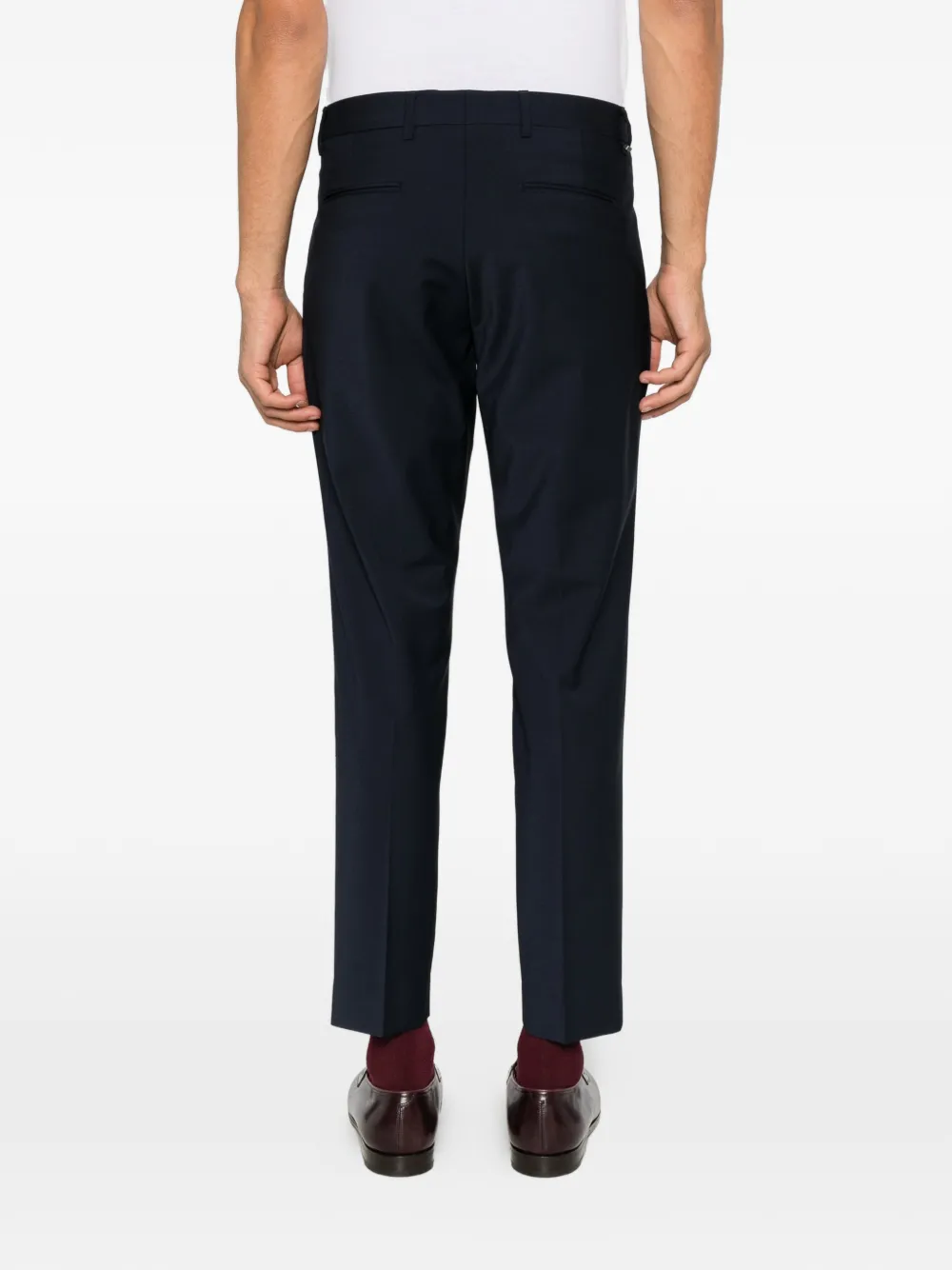 BE ABLE Ricky broek met geplooid detail Blauw