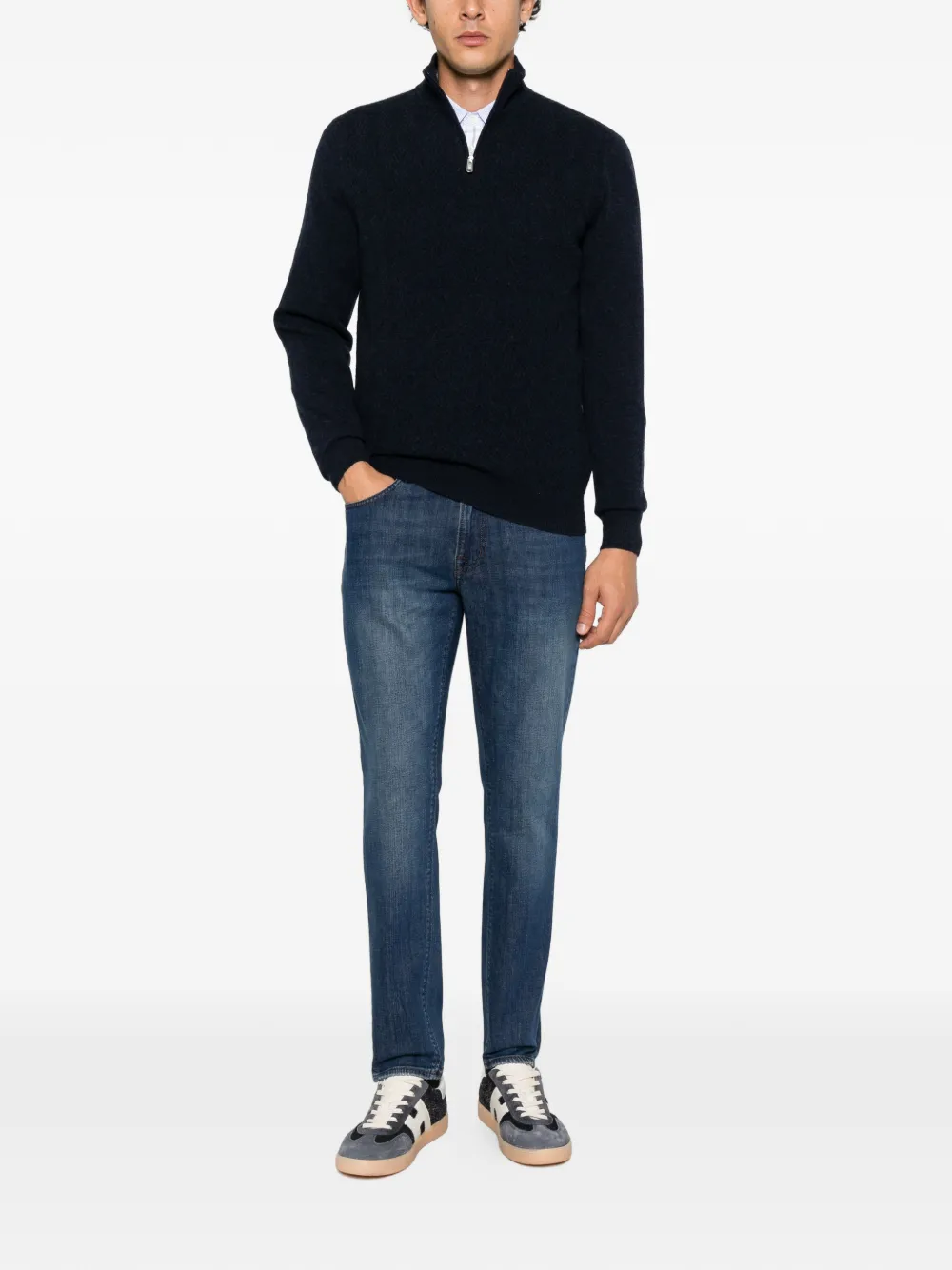 Briglia 1949 slim-fit jeans Blauw