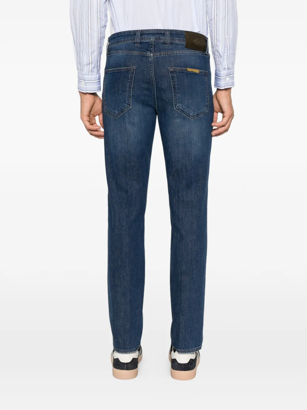 Briglia 1949 slim-fit jeans Blauw