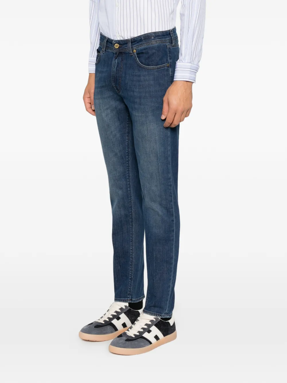 Briglia 1949 slim-fit jeans Blauw