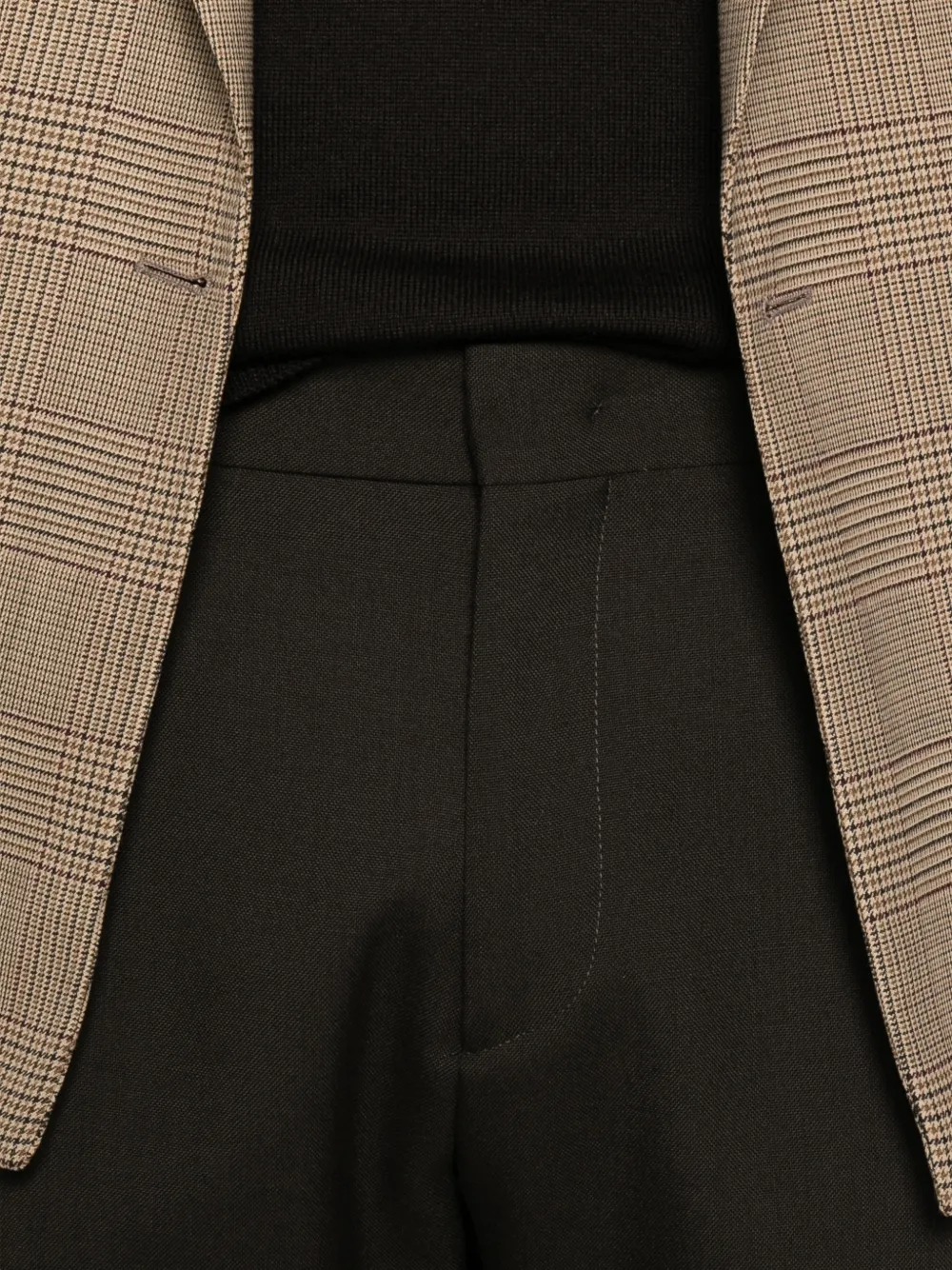 BE ABLE Wollen pantalon Zwart
