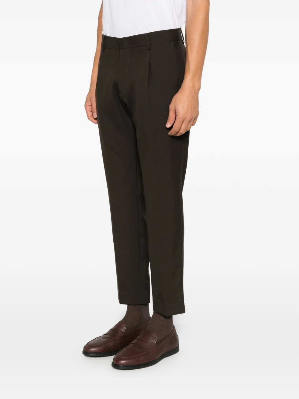 BE ABLE Wollen pantalon Zwart